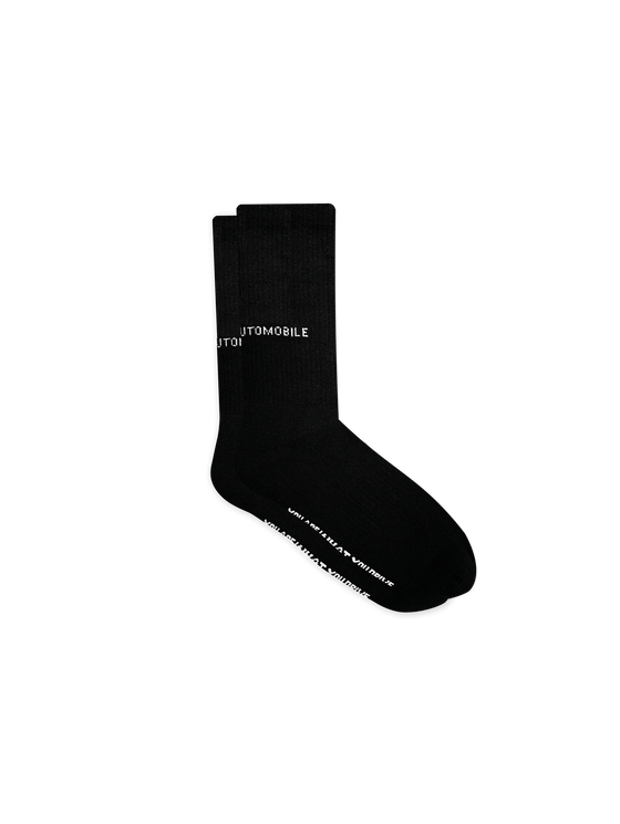 L'ART SOCKS BLACK