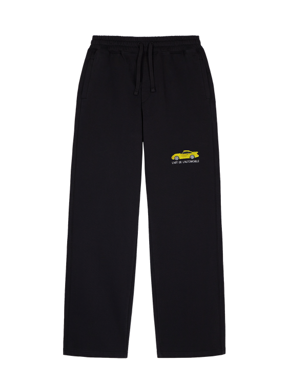 YELLOW 964 BLACK JOGGERS (PANTS)