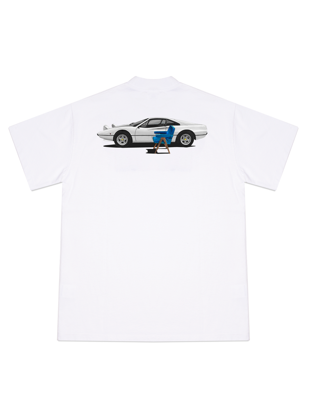 BLUE DESIGN GRAPHIC TEE