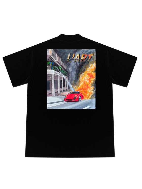 BURNED ART KAR GRAPHIC TEE