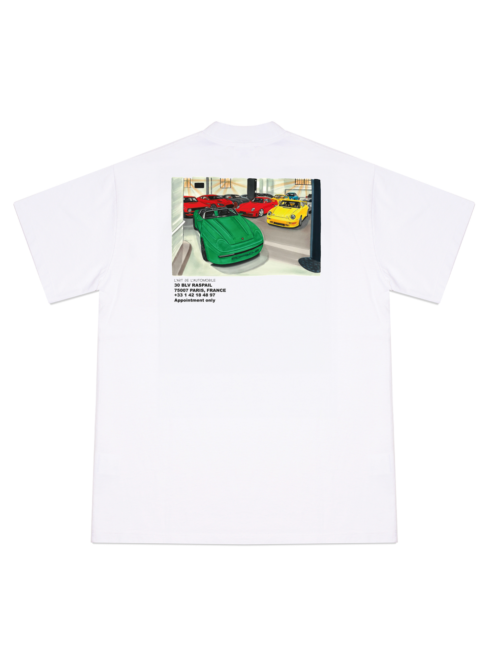 L'ART GARAGE T-SHIRT - WHITE