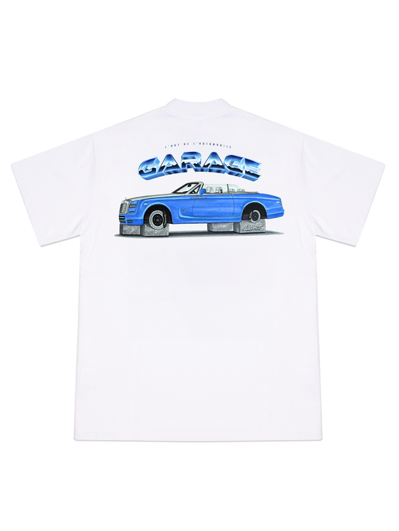 DROPHEAD WHEELS STOLEN WHITE T-SHIRT