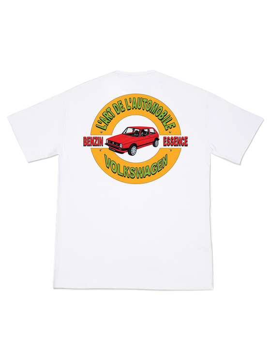 CLASSIC GARAGE VW GOLF T-SHIRT (LOW NECK)