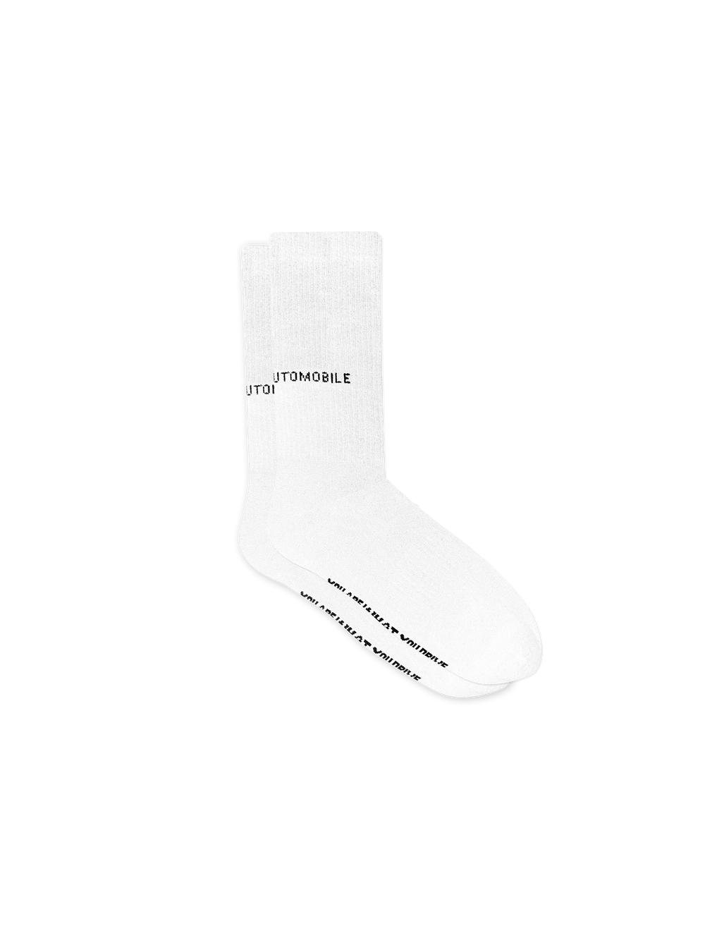 L'ART SOCKS WHITE