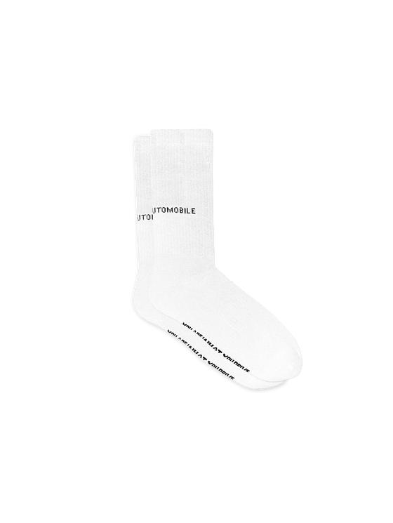 L'ART SOCKS WHITE